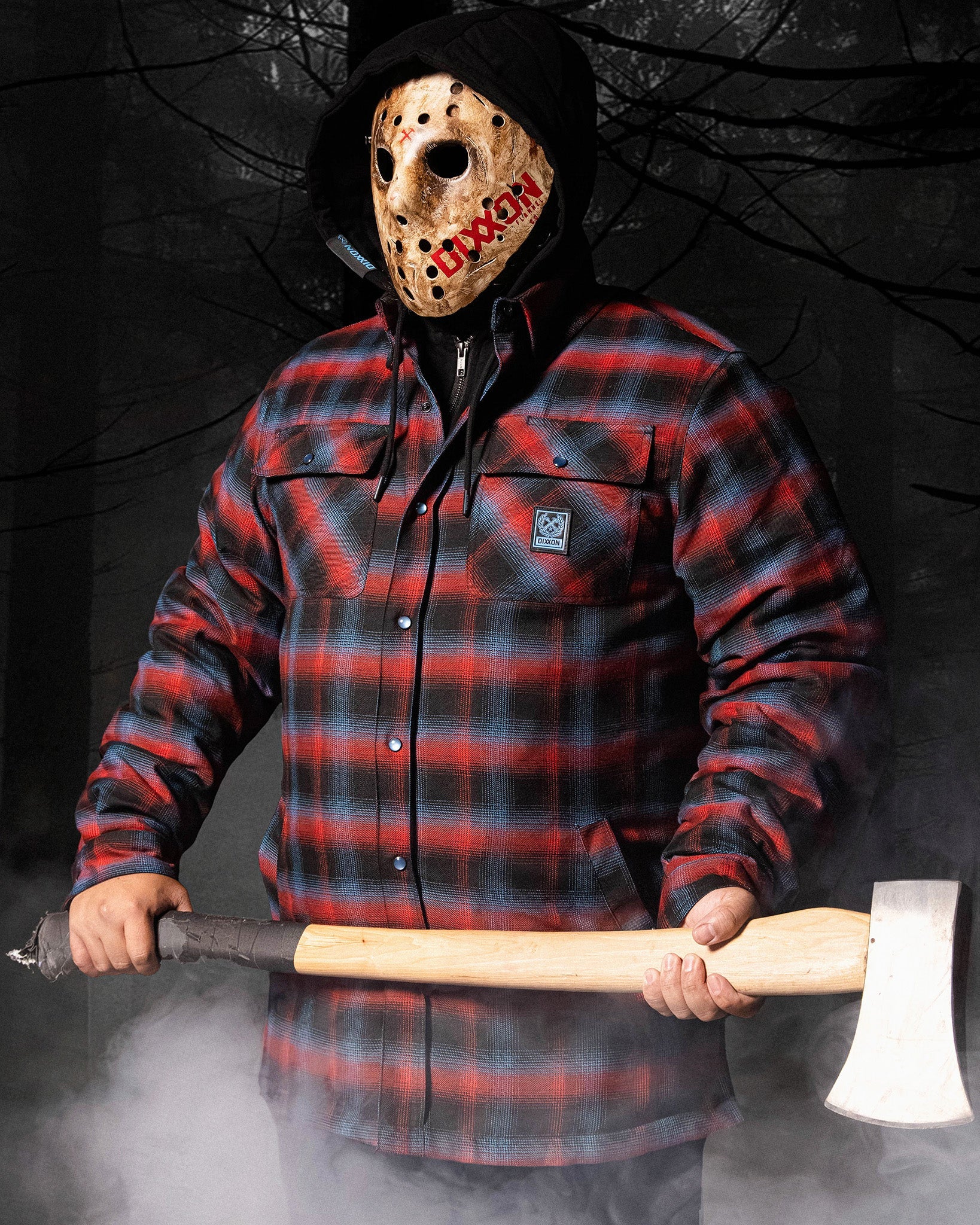 Dimension Hooded Flannel Jacket by Dixxon: Shop Now
