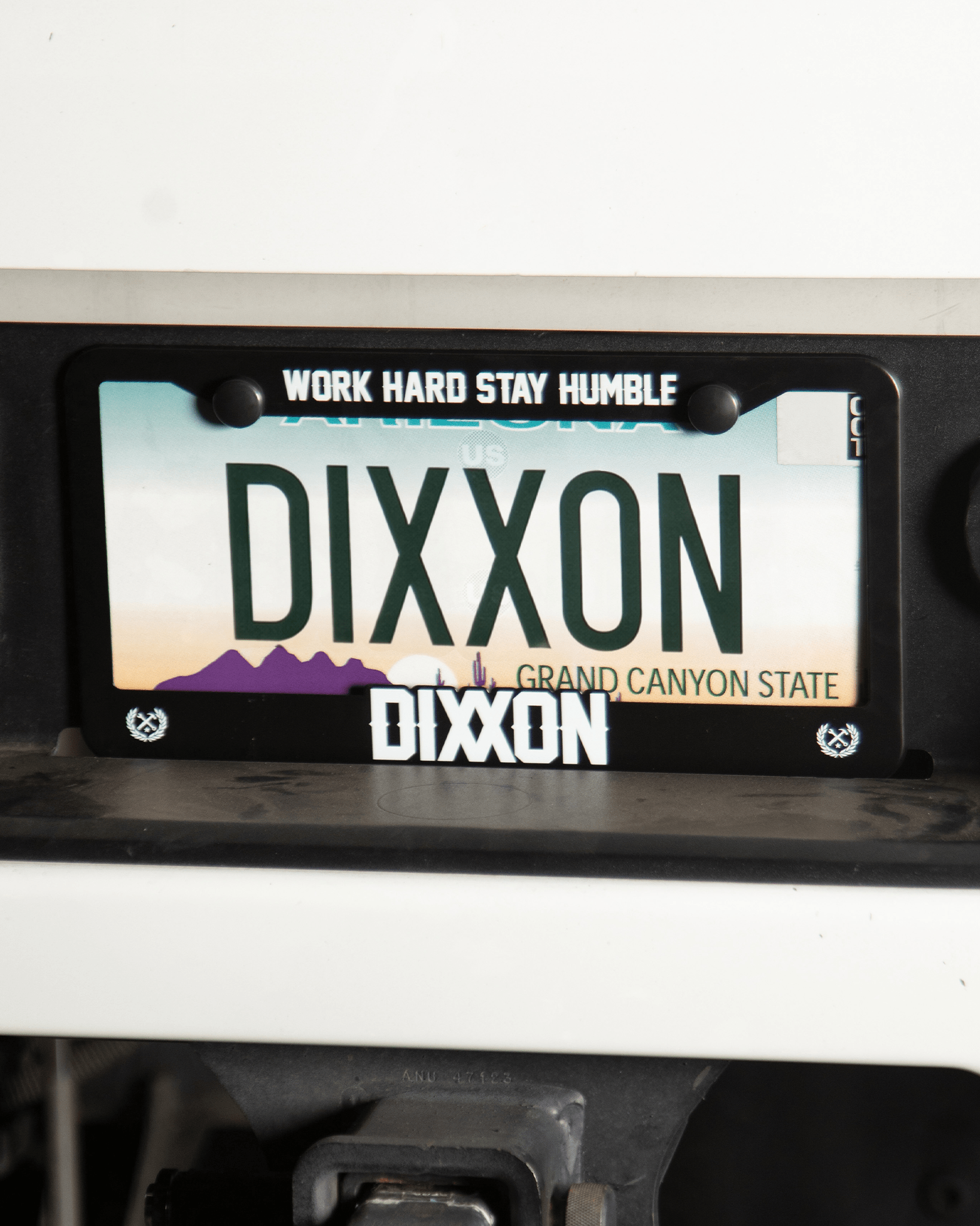 Dixxon License Plate - view 1