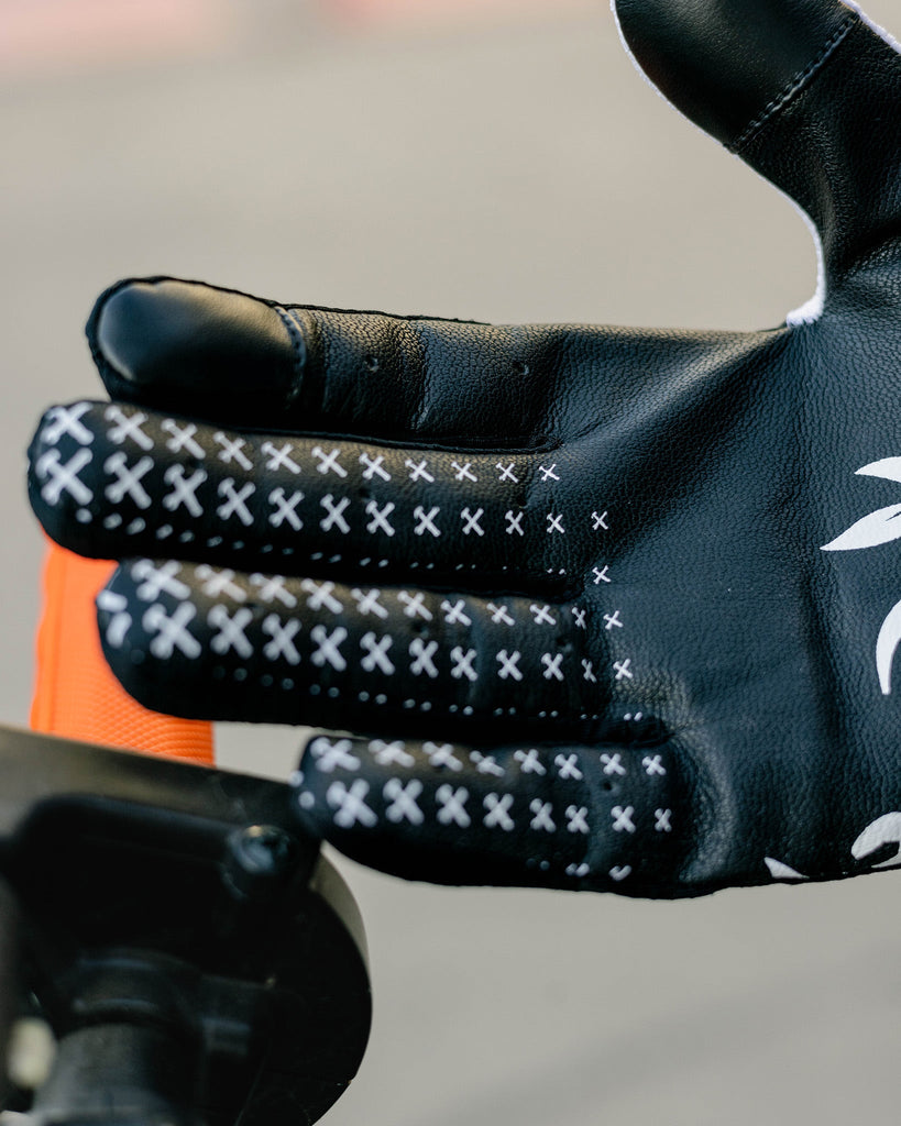 Dues Paid Moto Gloves - Black & White - Dixxon Flannel Co.