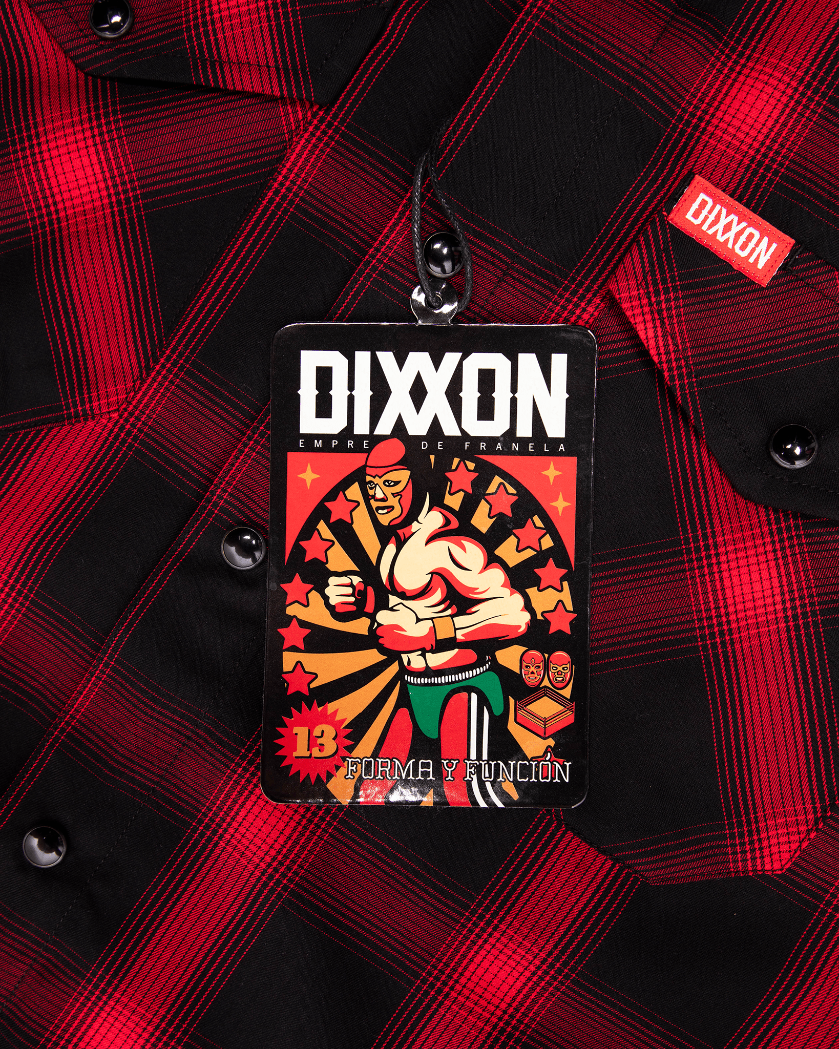 El Rojo Loco Bamboo Short Sleeve | Dixxon Flannel Co. El Rojo Loco Bamboo Short Sleeve | Dixxon Flannel Co.