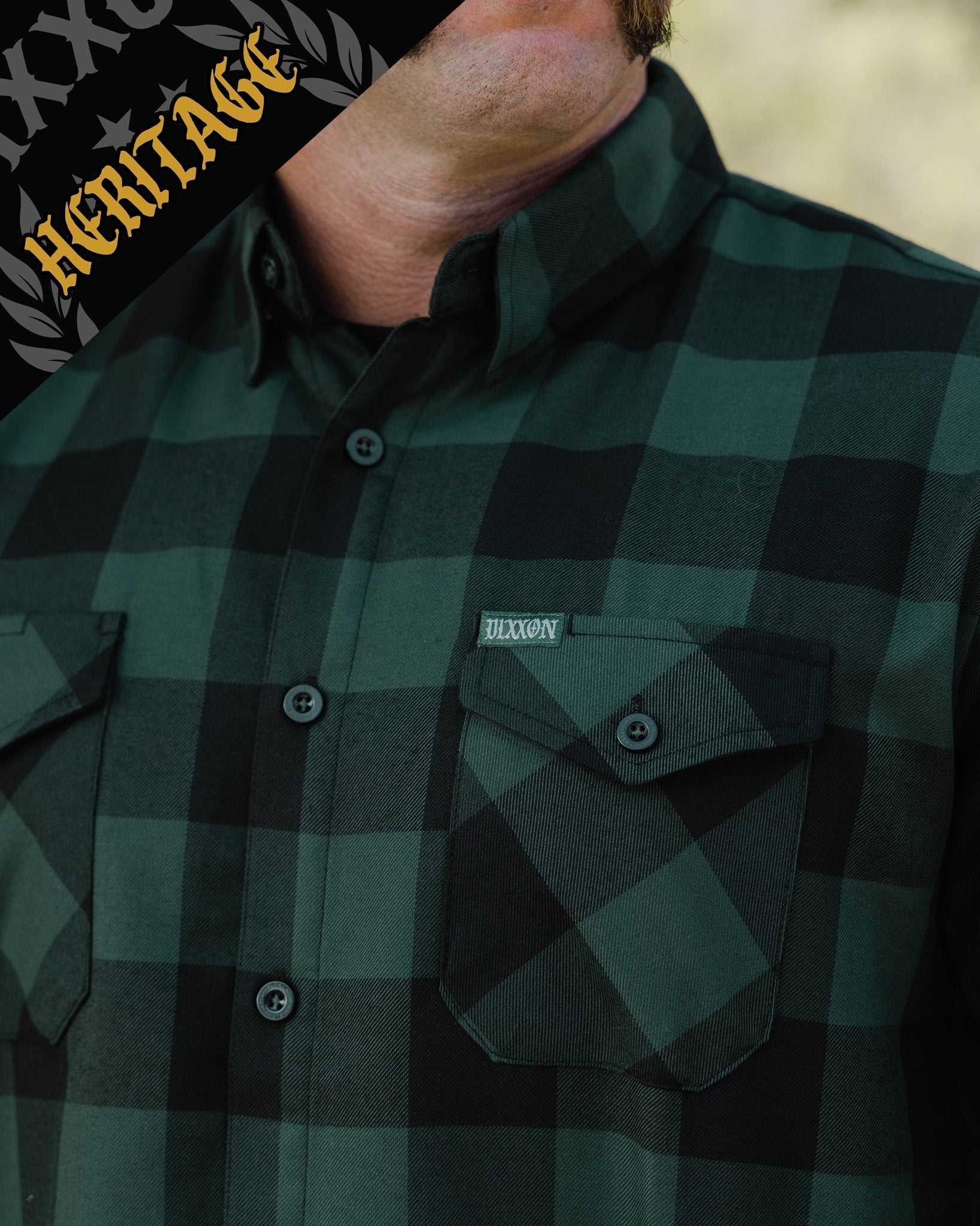 Evergreen Heritage Flannel - Dixxon Flannel Co.