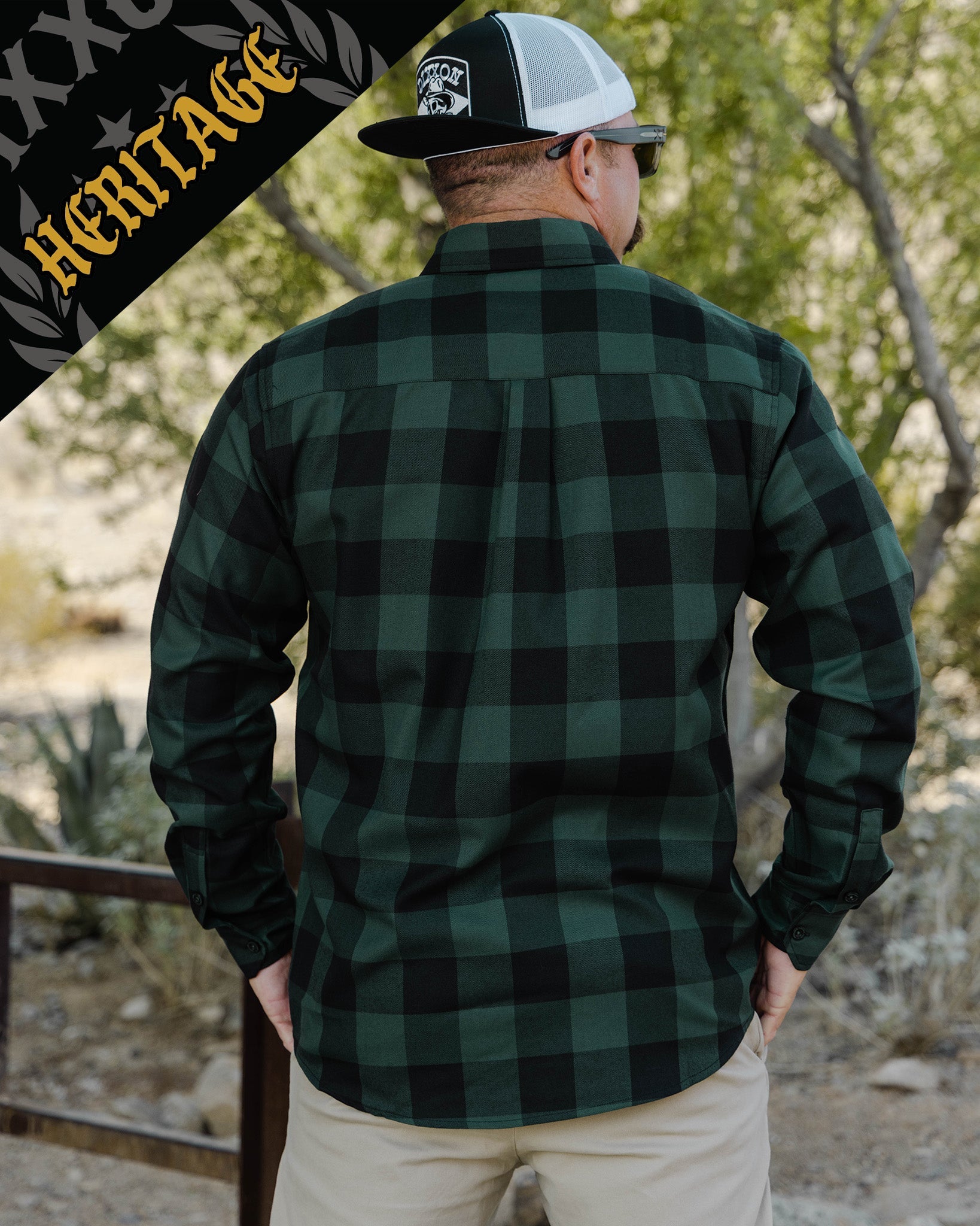 Evergreen Heritage Flannel - Dixxon Flannel Co.