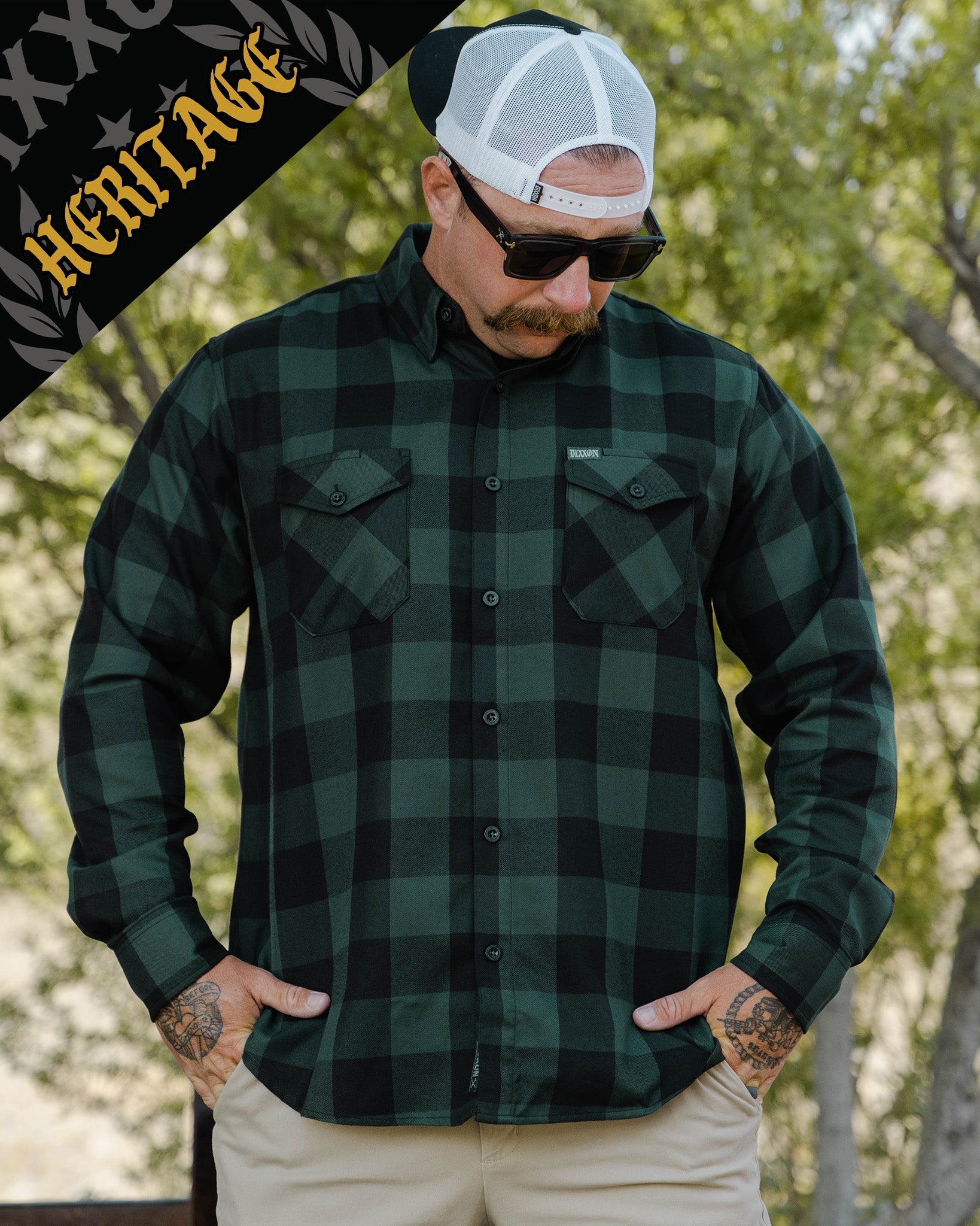Evergreen Heritage Flannel - Dixxon Flannel Co.