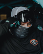 Executive Neck Gaiter - Black & Gray - Dixxon Flannel Co.