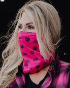 Executive Neck Gaiter - Pink & Black - Dixxon Flannel Co.