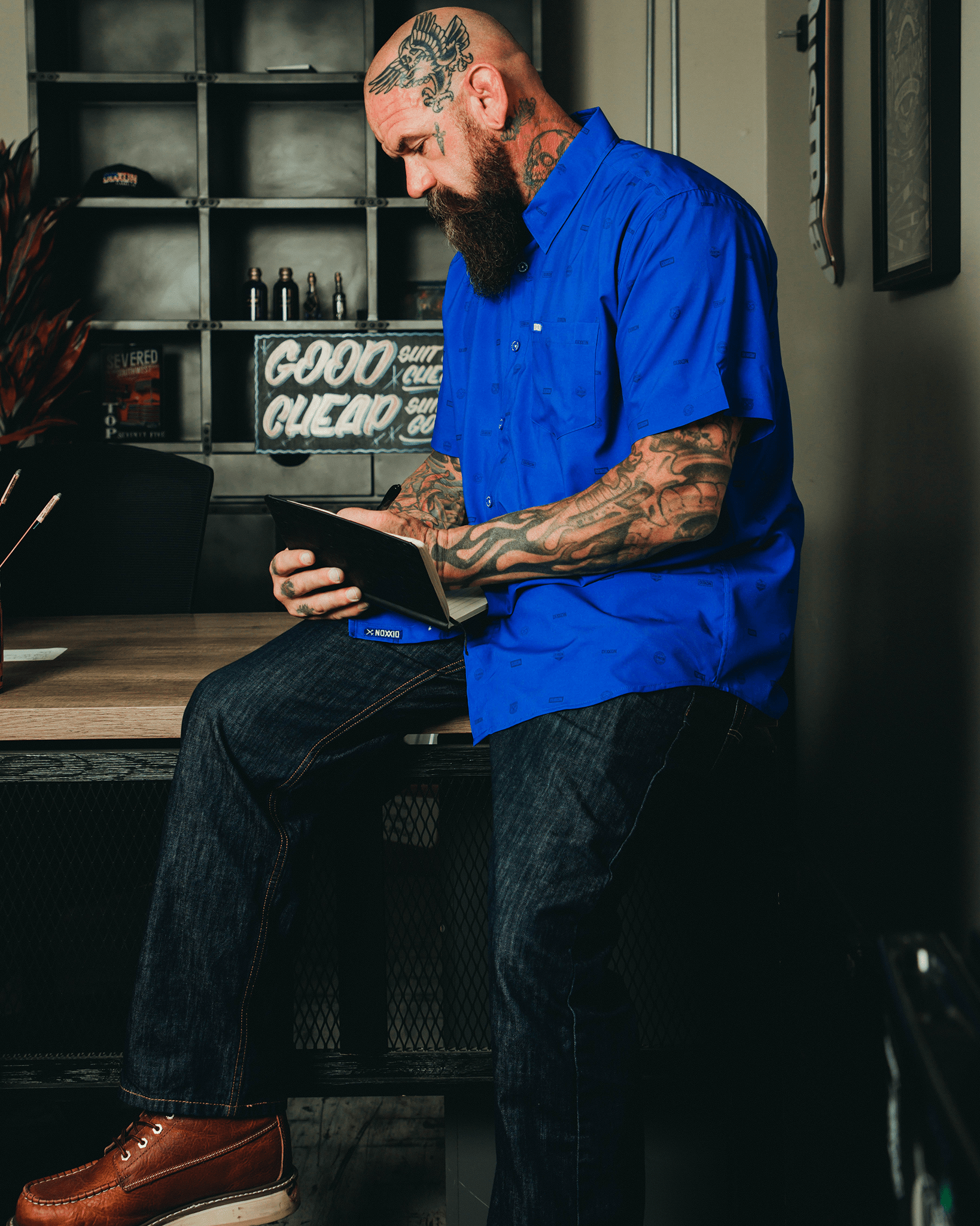Executive Short Sleeve - Blue - Dixxon Flannel Co.