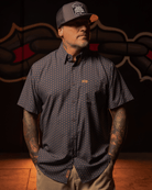 F Bomb Party Shirt - Charcoal & Peach - Dixxon Flannel Co.