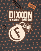 F Bomb Party Shirt - Charcoal & Peach - Dixxon Flannel Co.