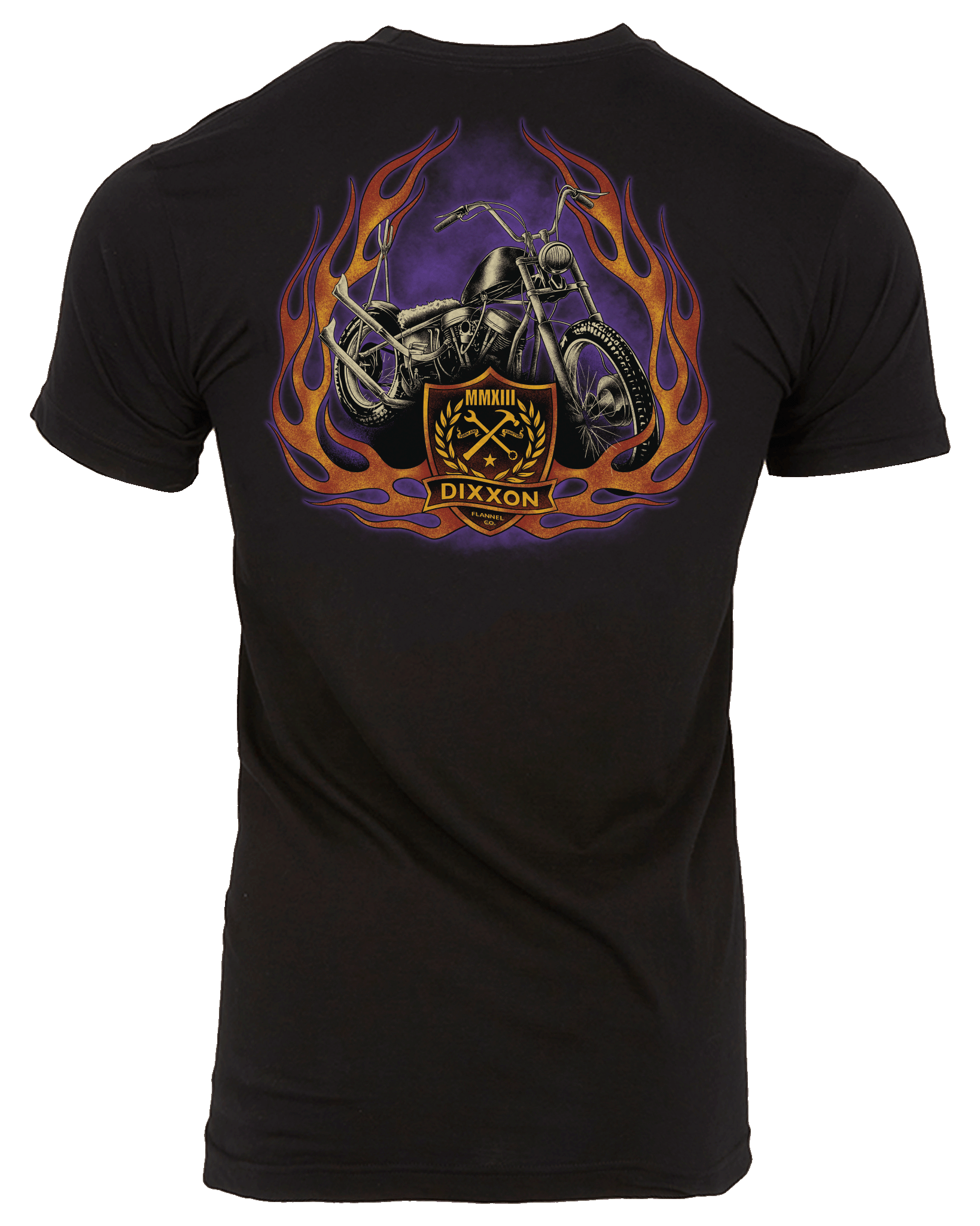 Fire Crest T - Shirt - Black - Dixxon Flannel Co.