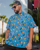 Flingle Party Shirt - Blue - Dixxon Flannel Co.