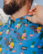 Flingle Party Shirt - Blue - Dixxon Flannel Co.