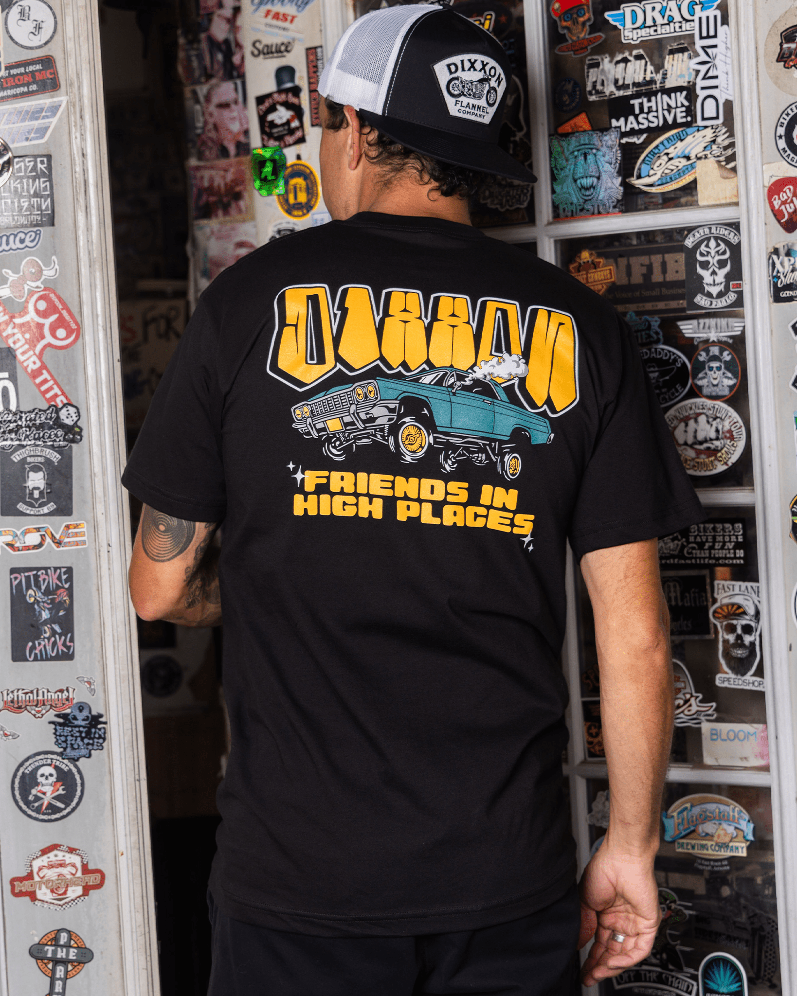 Friends In High Places T-Shirt - Black - Dixxon Flannel Co.