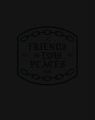 Friends in Low Places 6" Die Cut Sticker - Dixxon Flannel Co.