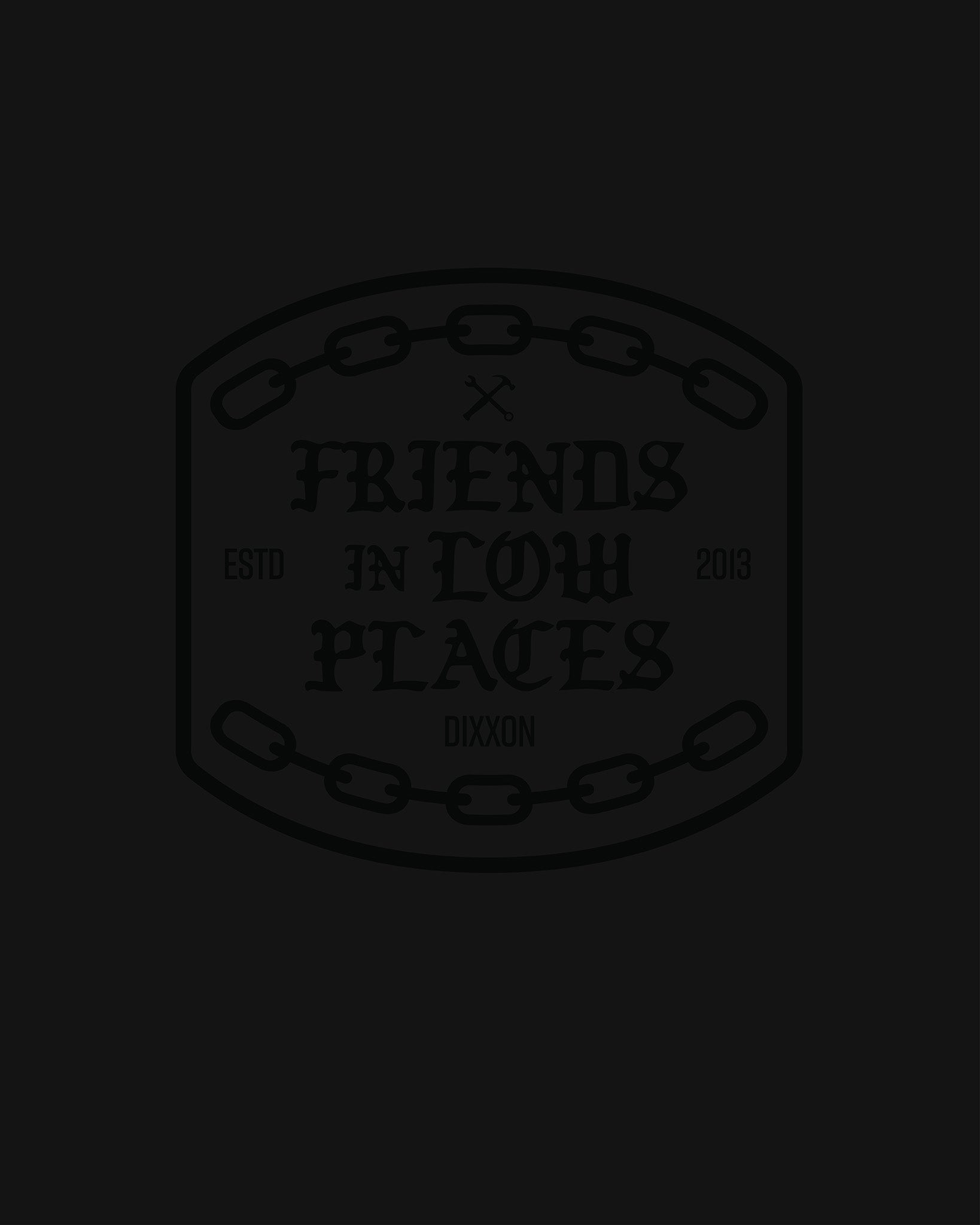 Friends in Low Places 6" Die Cut Sticker - Dixxon Flannel Co.