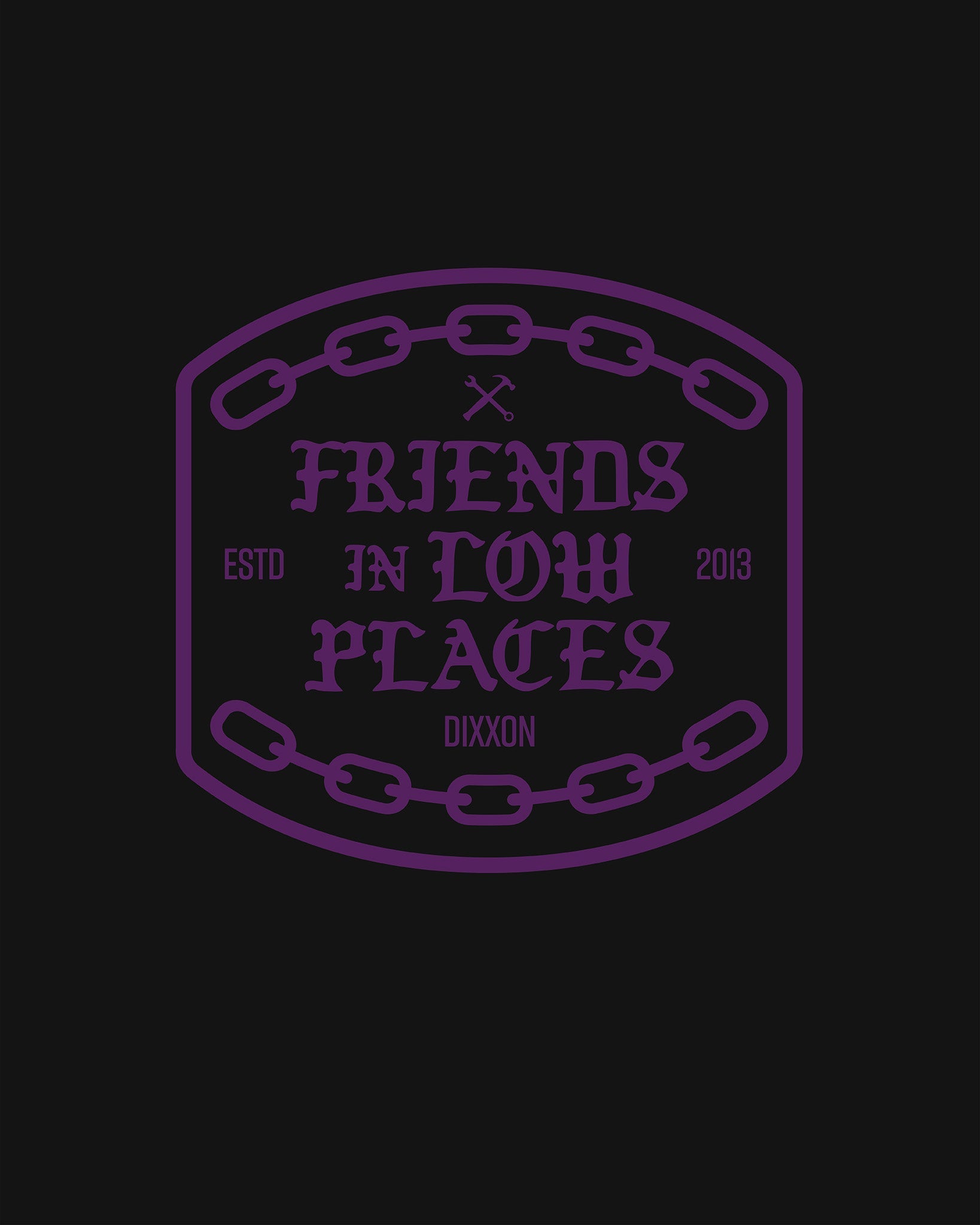 Friends in Low Places 6" Die Cut Sticker - Dixxon Flannel Co.