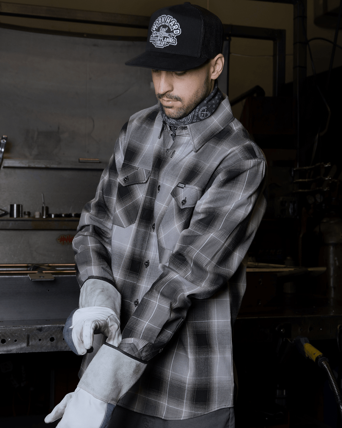 Galvanized FR Flannel - Dixxon Flannel Co. view 4