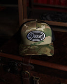 Gas Station Curved Bill Trucker Snapback - Dixxon Flannel Co.