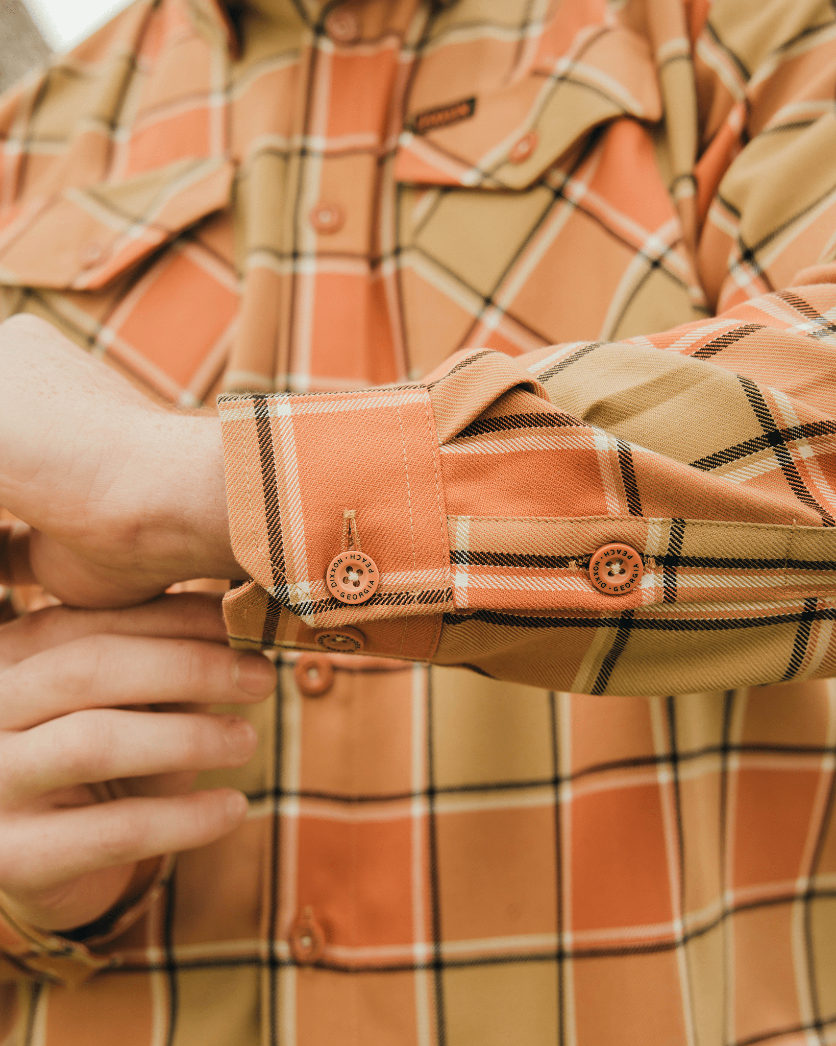 Georgia Peach Flannel - Dixxon Flannel Co.