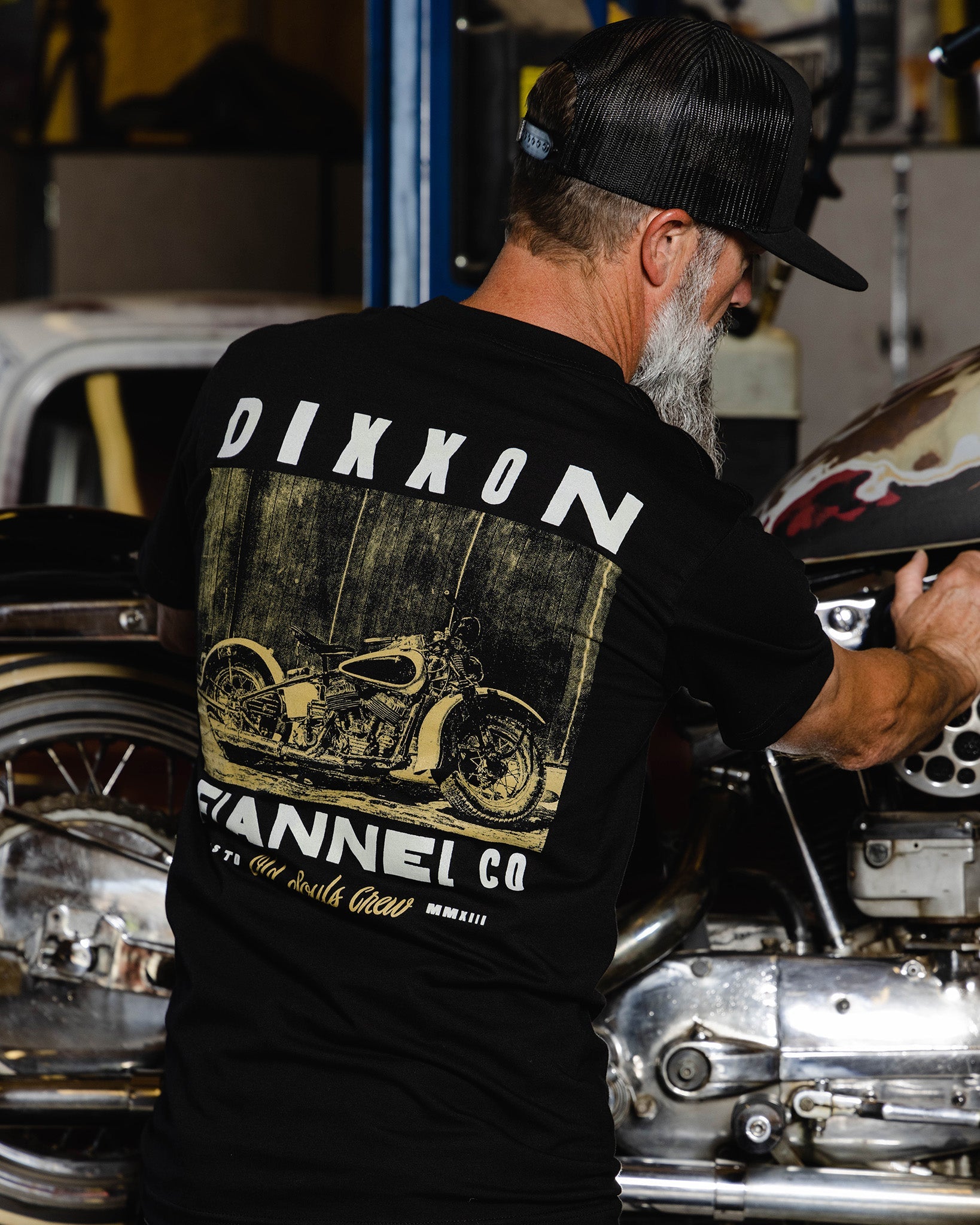 Gold Barn Find T-Shirt - Black - Dixxon Flannel Co.