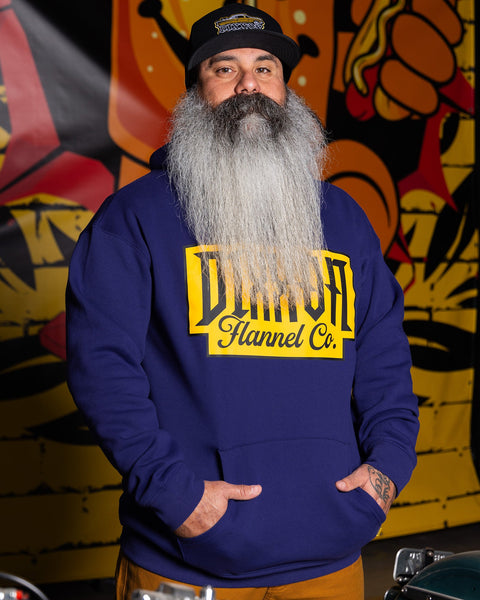 ＊新品タグ付き＊【UJOH】One Sholder SKT（Dark Navy) gold-premium-pullover-hoodie-