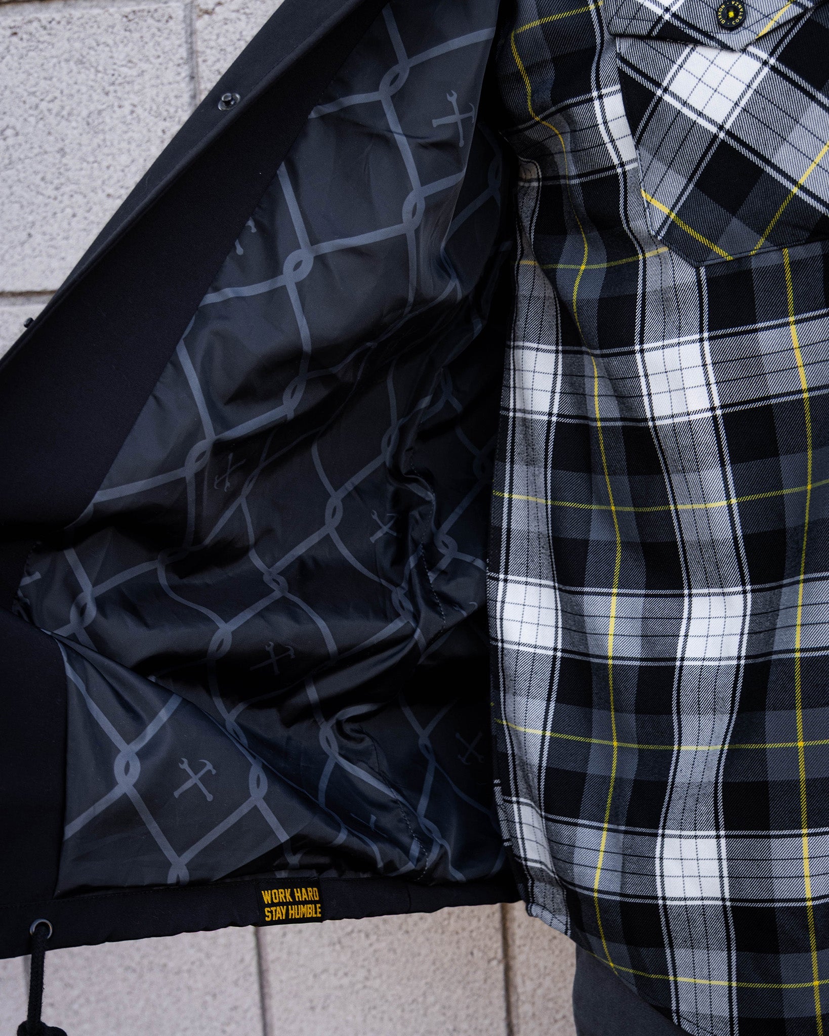 Gold Tradition of Rebellion Coaches Jacket - Black - Dixxon Flannel Co.
