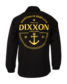 Gold Tradition of Rebellion Coaches Jacket - Black - Dixxon Flannel Co.