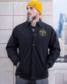 Gold Tradition of Rebellion Coaches Jacket - Black - Dixxon Flannel Co.