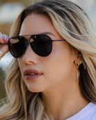 Goose Sunglasses - Brushed Black & Gray - Dixxon Flannel Co.