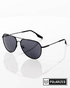 Goose Sunglasses - Brushed Black & Gray Polarized - Dixxon Flannel Co.