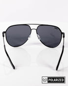 Goose Sunglasses - Brushed Black & Gray Polarized - Dixxon Flannel Co.