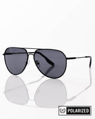 Goose Sunglasses - Brushed Black & Gray Polarized - Dixxon Flannel Co.