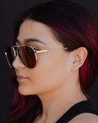 Goose Sunglasses - Gloss Gold & Bronze - Dixxon Flannel Co.