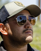 Goose Sunglasses - Gloss Gold & Bronze - Dixxon Flannel Co.