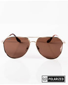 Goose Sunglasses - Gloss Gold & Bronze Polarized - Dixxon Flannel Co.