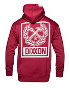 Gray Box Crest Zip Up - Maroon - Dixxon Flannel Co.