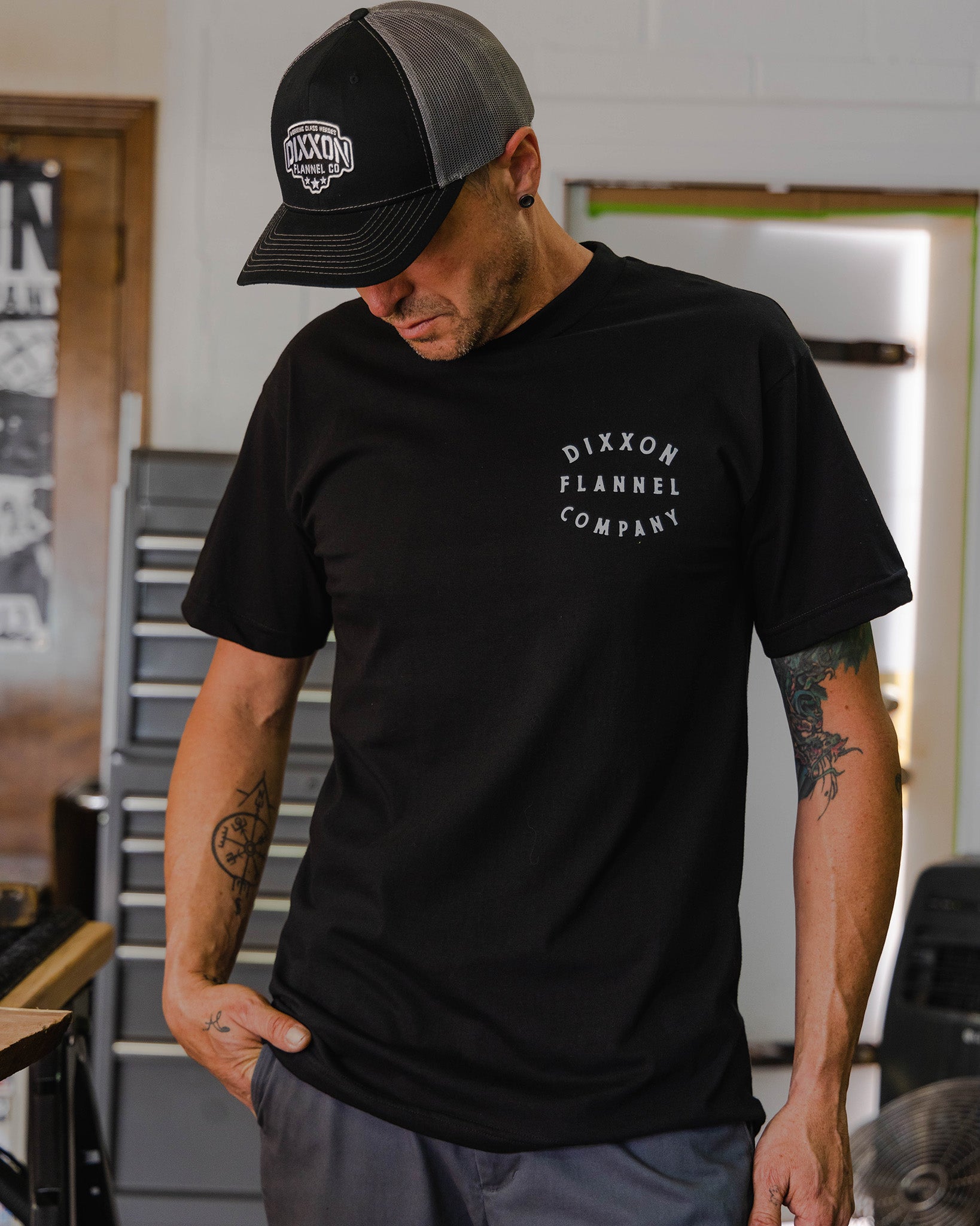 Gray Hand Crafted T-Shirt - Black | Dixxon Flannel Co.