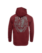 Gray Low Tide Pullover Hoodie - Maroon - Dixxon Flannel Co.