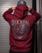 Gray Low Tide Pullover Hoodie - Maroon - Dixxon Flannel Co.