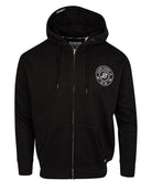 Gray & White Linked Zip Up Hoodie - Black - Dixxon Flannel Co.