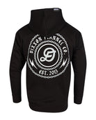 Gray & White Linked Zip Up Hoodie - Black - Dixxon Flannel Co.