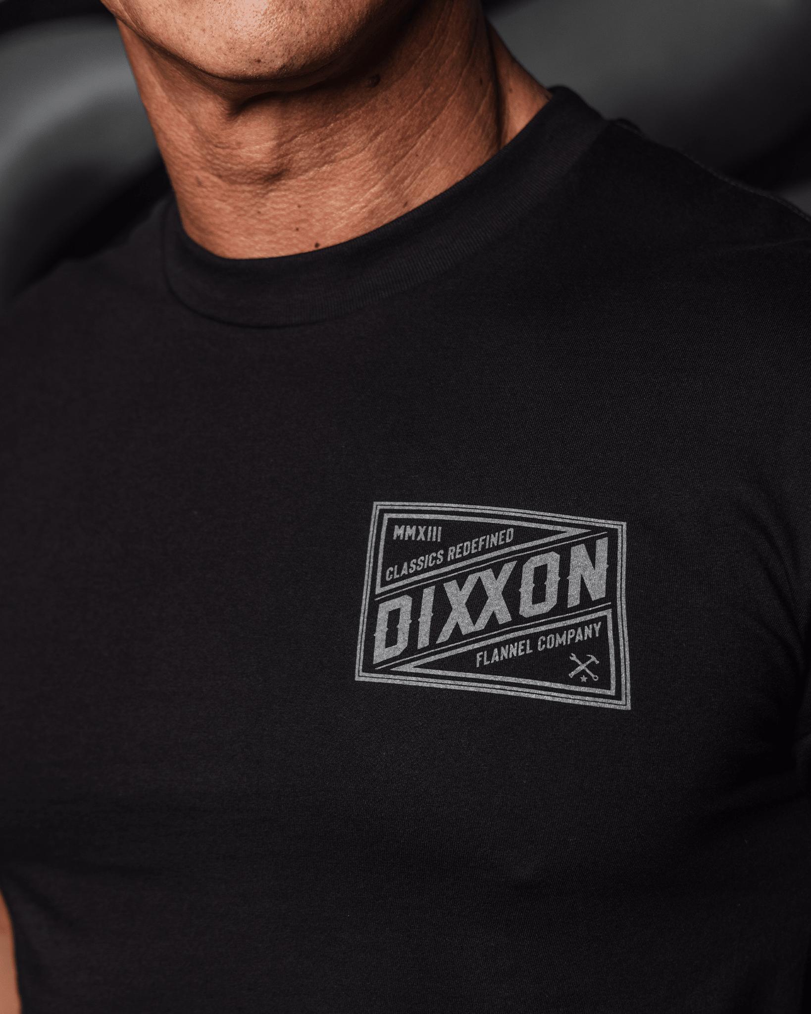 Grey Classic Billboard T-Shirt - Black - Dixxon Flannel Co.