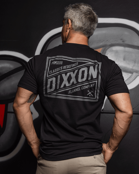 Grey Classic Billboard T-Shirt - Black | Dixxon Flannel Co.