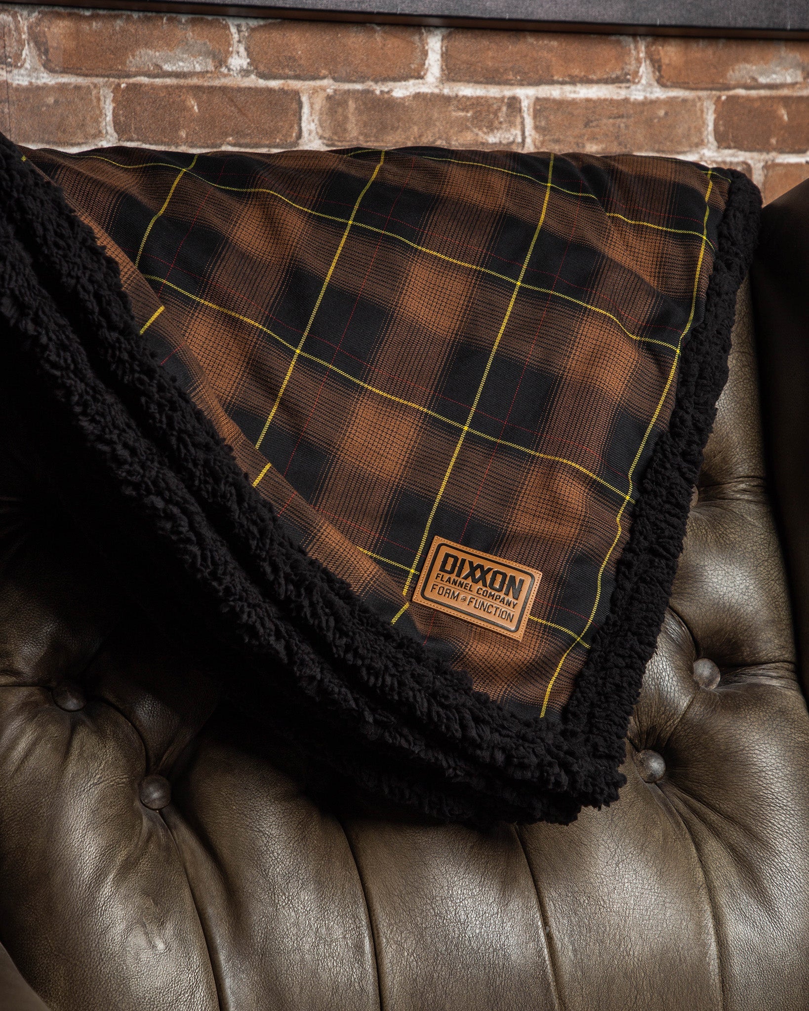 Hive Flannel Sherpa Blanket - Dixxon Flannel Co.