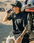 Huckster Party Shirt - Black & Gray - Dixxon Flannel Co.
