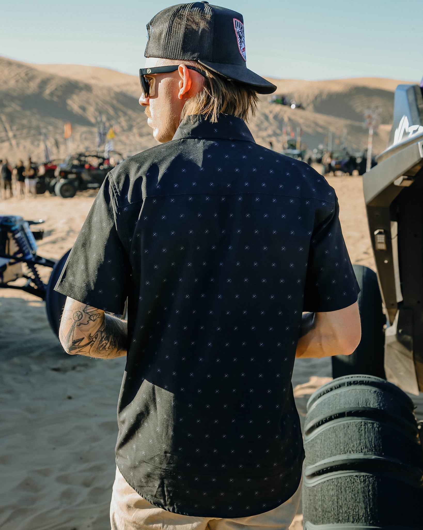Huckster Party Shirt - Black & Gray - Dixxon Flannel Co.