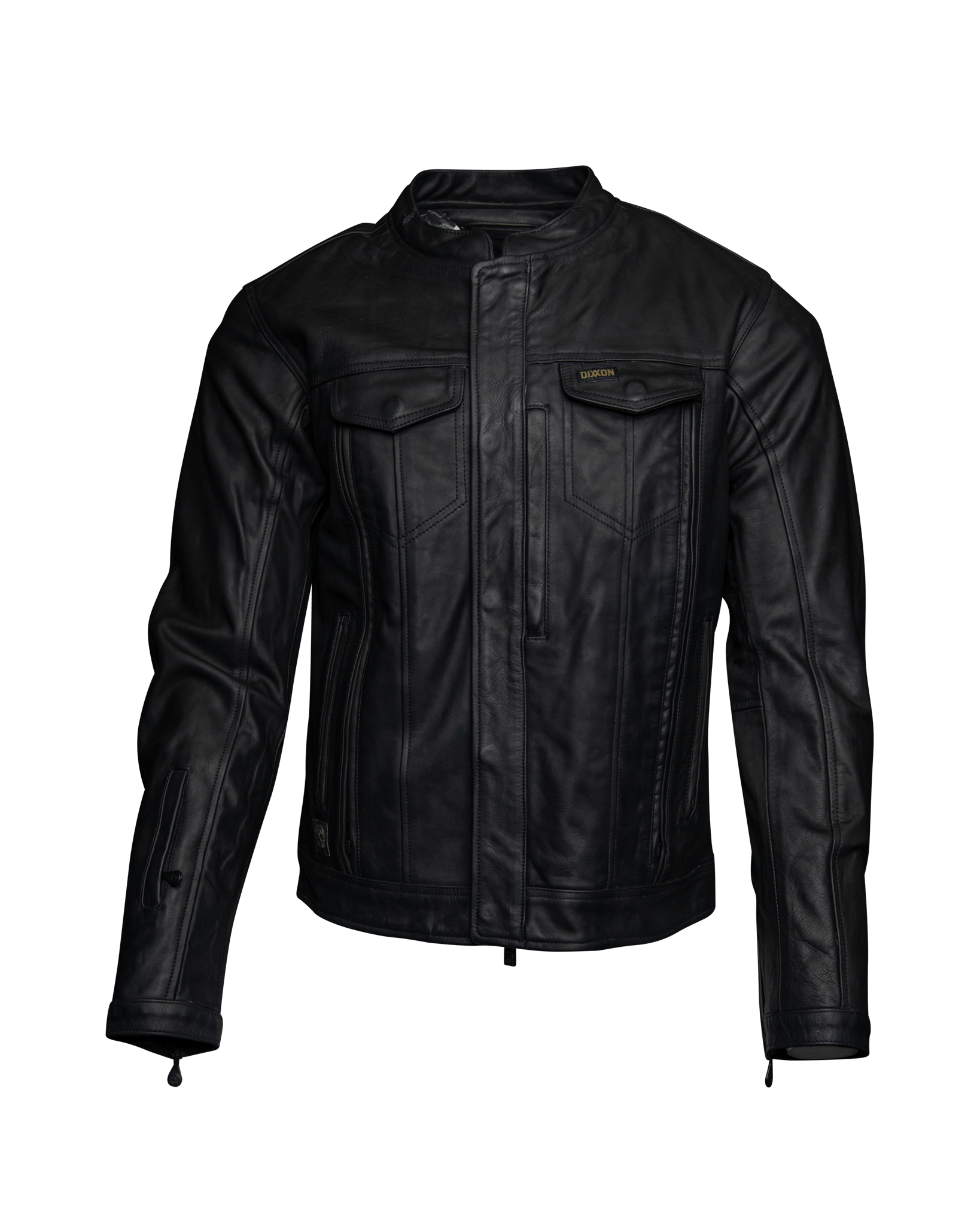 Hudson Leather Jacket Black Dixxon Flannel