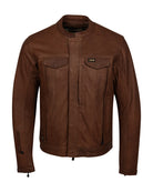 Hudson Leather Jacket - Mohagany - Dixxon Flannel Co.