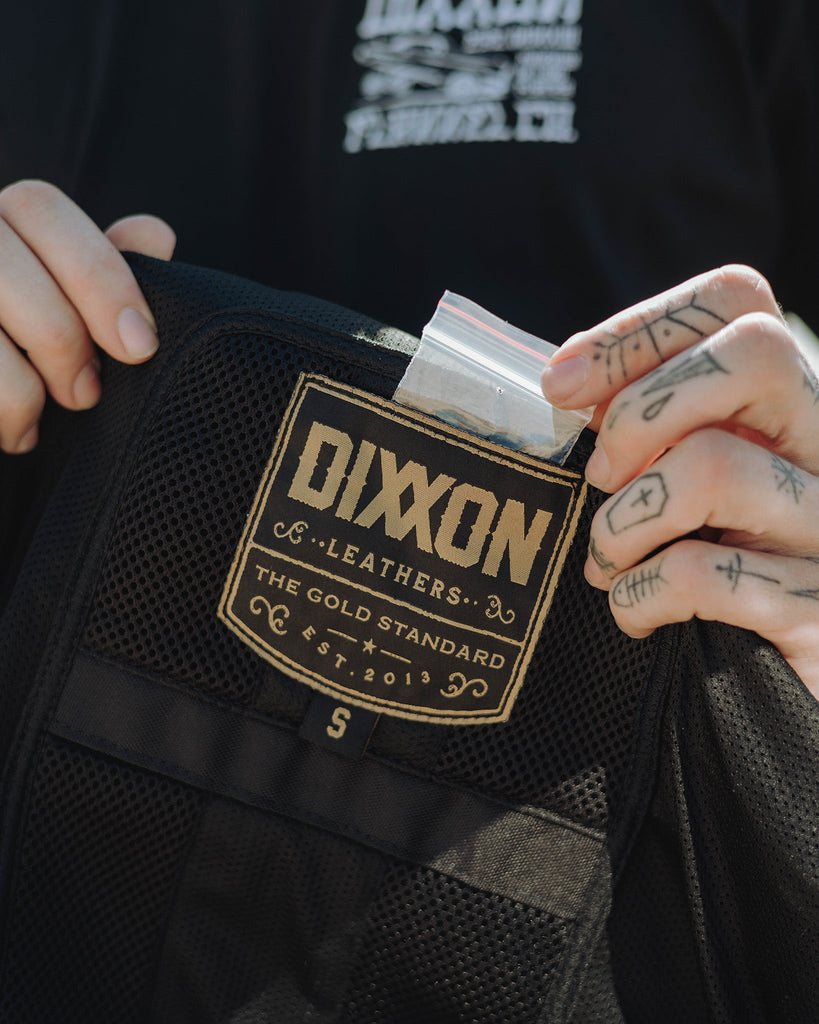 Humboldt Suede Leather Vest - Black & Olive Green - Dixxon Flannel Co.
