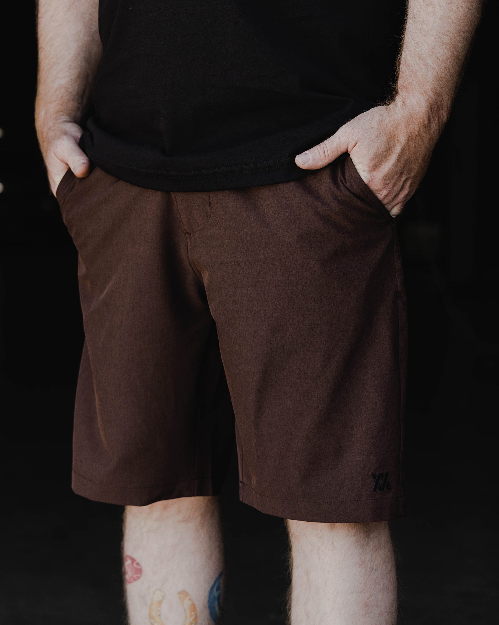 Dixxon Brown Hybrid Shorts: Stylish Men's Apparel Dixxon Brown Hybrid Shorts: Stylish Men's Apparel