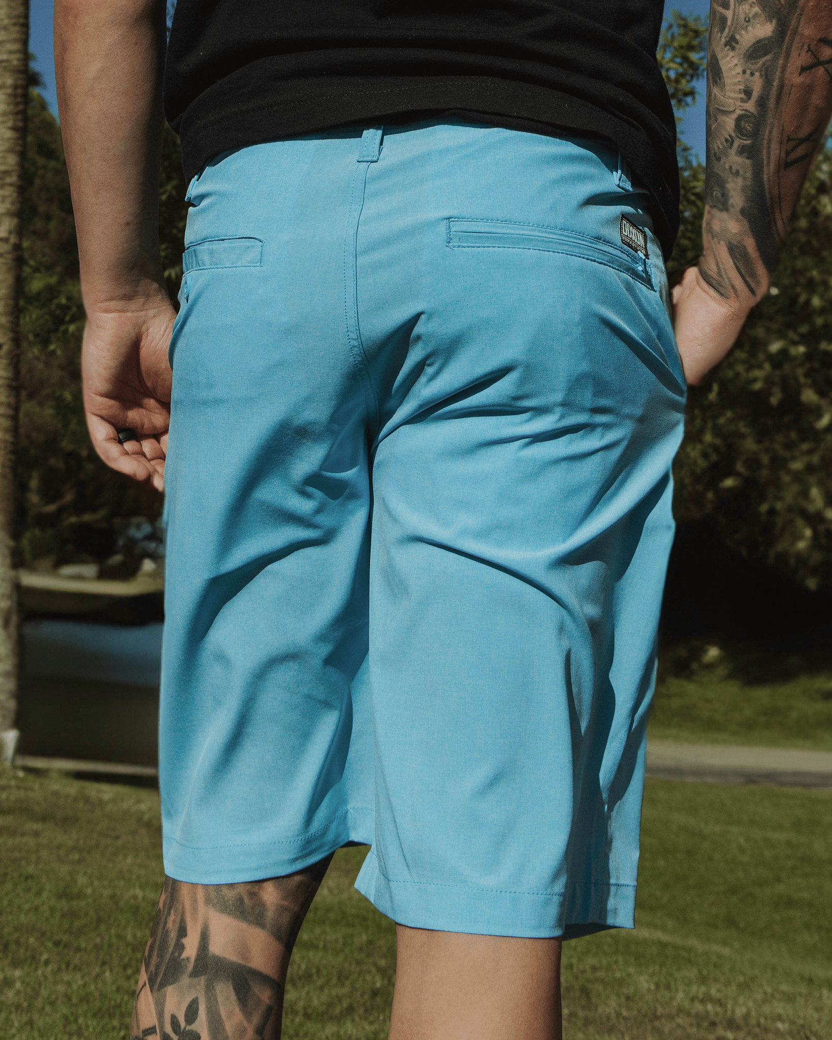 Hybrid Shorts - Tiffany - Dixxon Flannel Co.